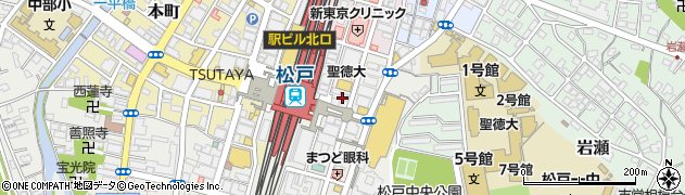 シンテイ警備株式会社　松戸支社周辺の地図