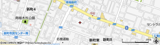 東京都青梅市新町8丁目23周辺の地図