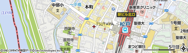 損害保険ジャパン株式会社　千葉西支店松戸支社周辺の地図