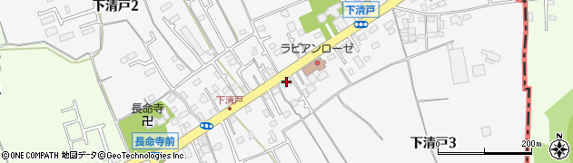 東京都清瀬市下清戸周辺の地図