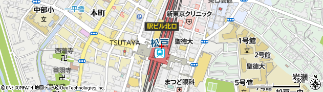 ダイアナ松戸ボックスヒル店周辺の地図