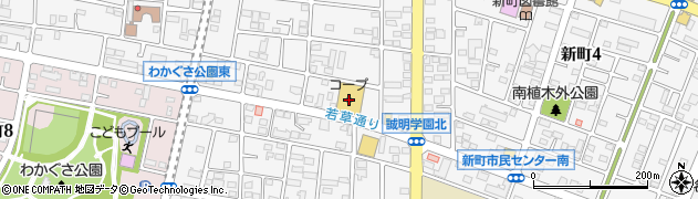 コープ青梅新町店周辺の地図