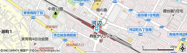 東京都青梅市周辺の地図