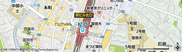 株式会社伊藤楽器　ヤマハ音楽教室ミュージックサロン松戸周辺の地図