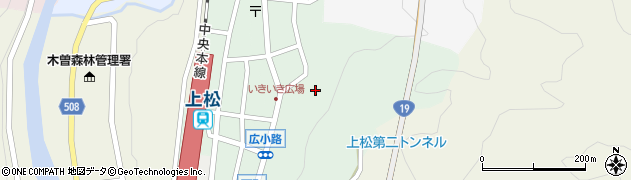 長野県上松町（木曽郡）本町通り周辺の地図