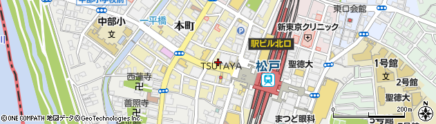 サブウェイ松戸駅西口店周辺の地図