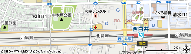 ランドロームジャパン・フードマーケットフレンド西白井店周辺の地図