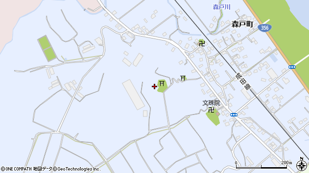 〒288-0872 千葉県銚子市森戸町の地図
