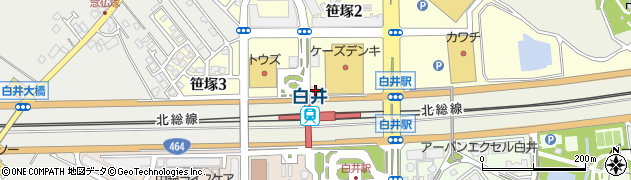 養老乃瀧白井駅前店周辺の地図