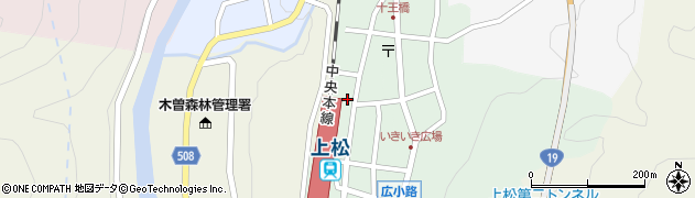 上松町木材工業協同組合周辺の地図