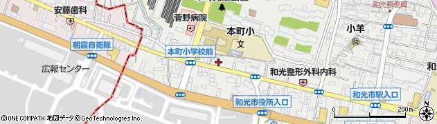 埼玉県和光市本町25周辺の地図