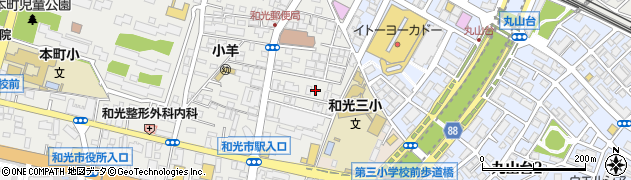 埼玉県和光市本町14-32周辺の地図