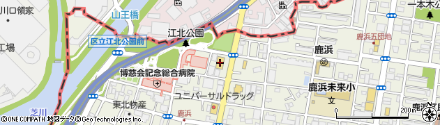 ブリヂストンタイヤサービス東日本株式会社　足立店周辺の地図