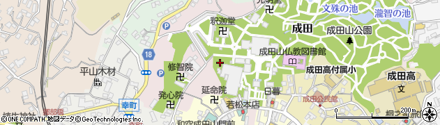 千葉県成田市成田周辺の地図