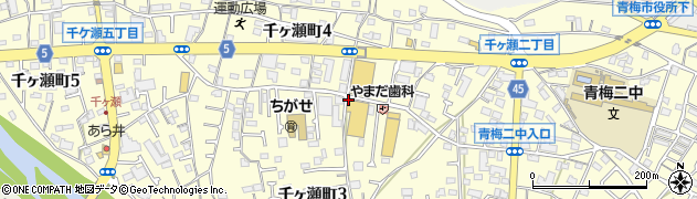 マルフジ千ケ瀬店周辺の地図