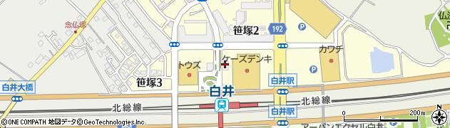 千葉信用金庫白井支店周辺の地図