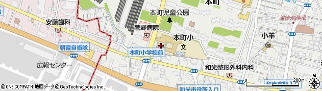 埼玉県和光市本町31-18周辺の地図