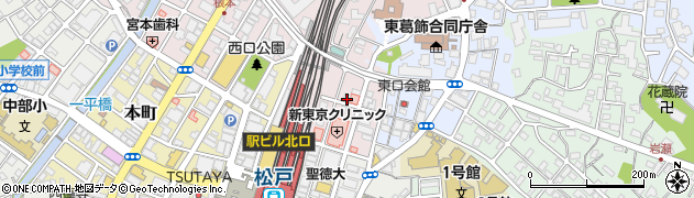 ニッポンレンタカー松戸駅前営業所周辺の地図