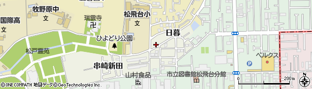 千葉県松戸市日暮820周辺の地図