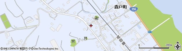 千葉県銚子市森戸町329周辺の地図