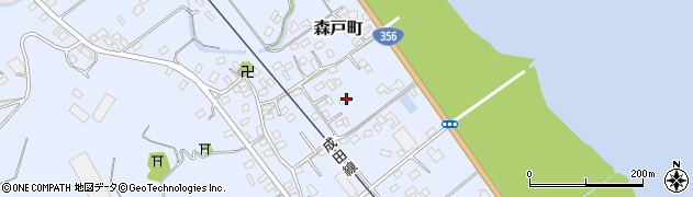 千葉県銚子市森戸町429周辺の地図