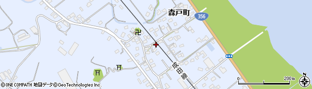 千葉県銚子市森戸町417周辺の地図