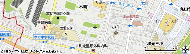 埼玉県和光市本町周辺の地図