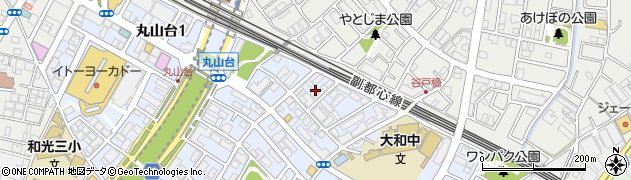 埼玉県和光市丸山台2丁目5周辺の地図
