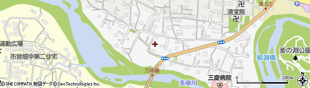 東京都青梅市大柳町周辺の地図