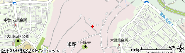 千葉県成田市米野181周辺の地図