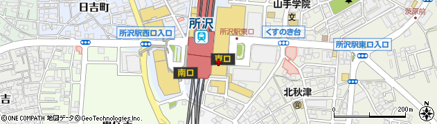 西武鉄道株式会社　所沢駅周辺の地図