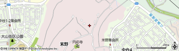 千葉県成田市米野183周辺の地図