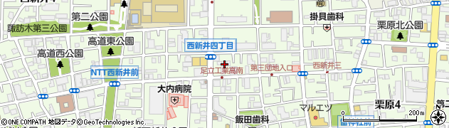 株式会社ミノウラ　足立工場周辺の地図