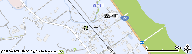 千葉県銚子市森戸町347周辺の地図