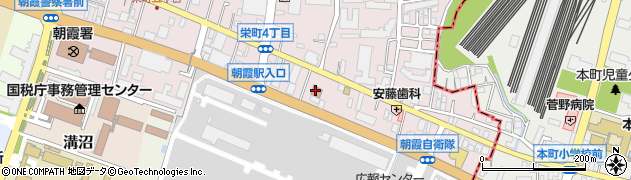 朝霞市　栄町市民センター周辺の地図