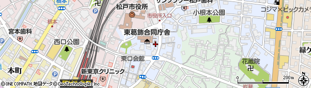 富国生命保険相互会社　松戸営業所周辺の地図