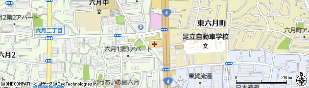 モビリティ東京　足立竹の塚店周辺の地図