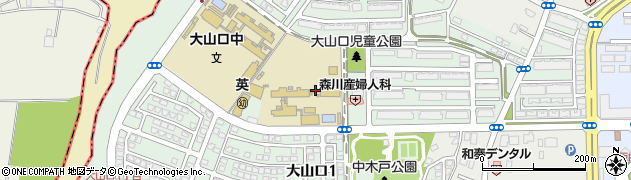 千葉県白井市大山口周辺の地図