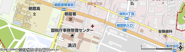 朝霞官舎周辺の地図