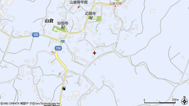 〒289-0426 千葉県香取市山倉の地図