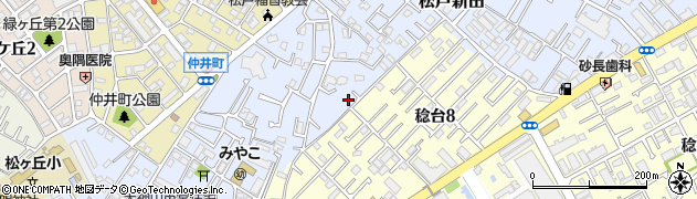 千葉県松戸市松戸新田495周辺の地図