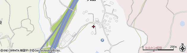 千葉県成田市大山周辺の地図