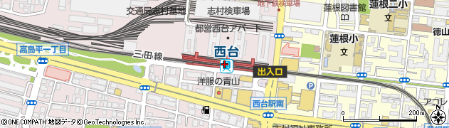 東京都板橋区周辺の地図