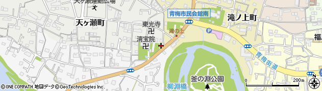 東京都青梅市天ヶ瀬町1206周辺の地図