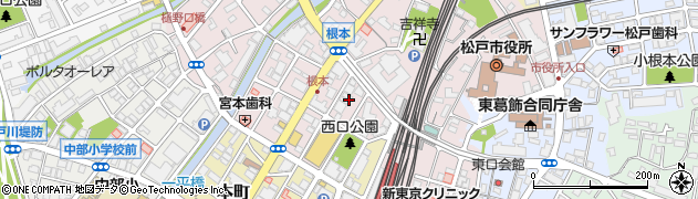 千葉県松戸市根本3周辺の地図