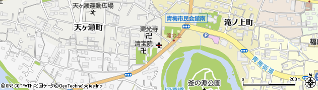 東京都青梅市天ヶ瀬町1207周辺の地図