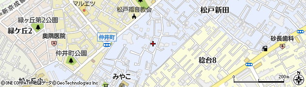 千葉県松戸市松戸新田498周辺の地図