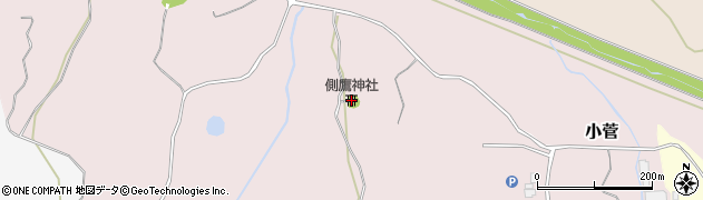 側鷹神社周辺の地図