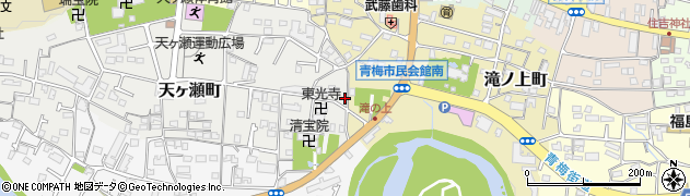 東京都青梅市天ヶ瀬町1217周辺の地図