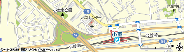 船橋小室駅前郵便局周辺の地図